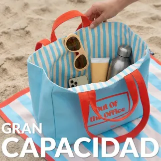 Bolsa Playa Reversible Out of the Office | Tote Bag Verano