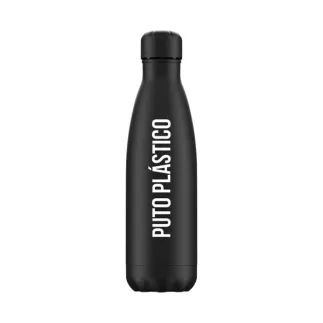 Botella Termo Acero Inoxidable Puto Plástico 500ml | Eco Bottle