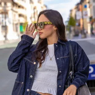 Gafas de Sol My Good Luck UV400 | Gafas Verdes Mujer