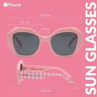 Gafas de Sol Summer Heat UV400 | Gafas Rosas Mujer