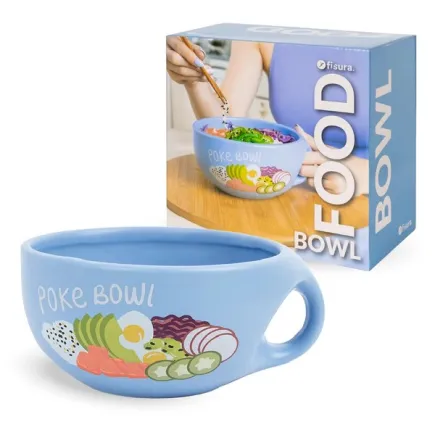 Poke Bowl Cerámica 680ml | Bol Original para Poke y Ramen
