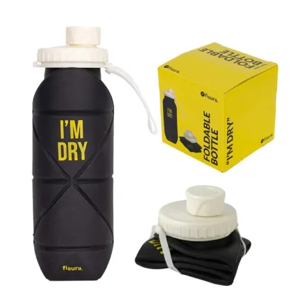 Botella Plegable I'm Dry 600ml | Botella Silicona BPA Free