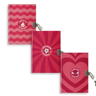 Diario con Candado Amor y Amistad 16 cm