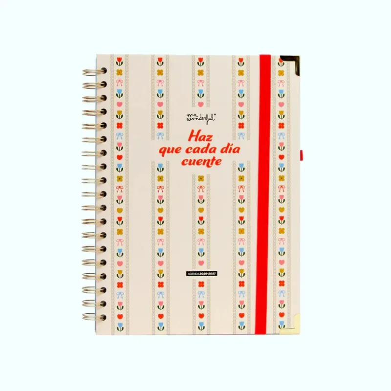 AGENDA MR WONDERFUL 2026-2027 EXTRAGRANDE SEMANAL - HAZ QUE CADA DIA CUENTE