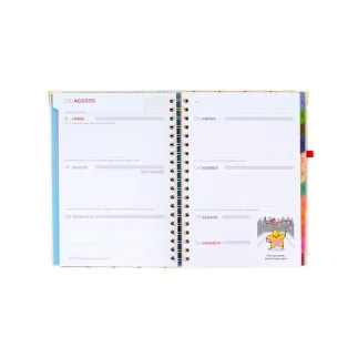 Agenda Mr. Wonderful 2026-2027 Semanal Extragrande