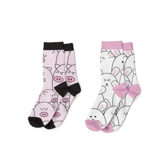 Calcetines de Animales Talla 35-42 | Cerdito o Conejito