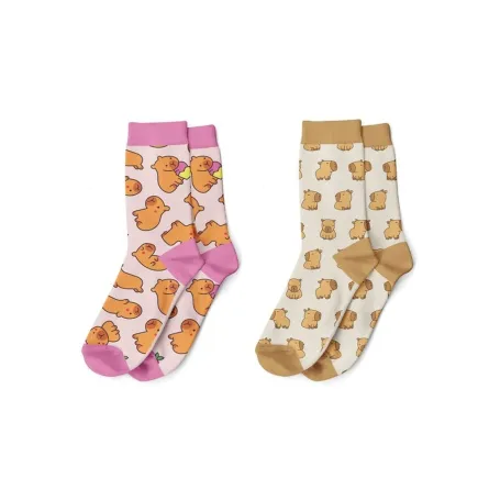 Calcetines Infantiles Capibara Talla 27-34 | 2 Diseños