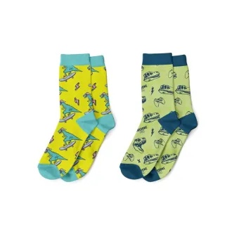Calcetines Infantiles Dinosaurios Talla 27-34 | 2 Diseños