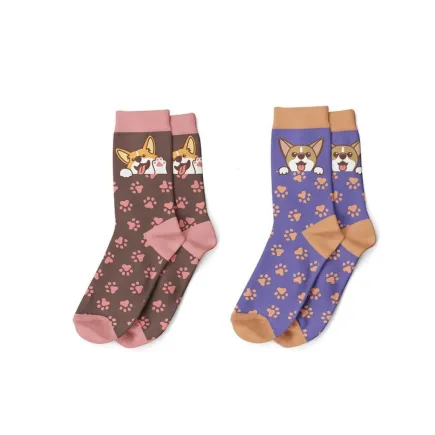 Calcetines Infantiles Perros Talla 27-34 | 2 Diseños
