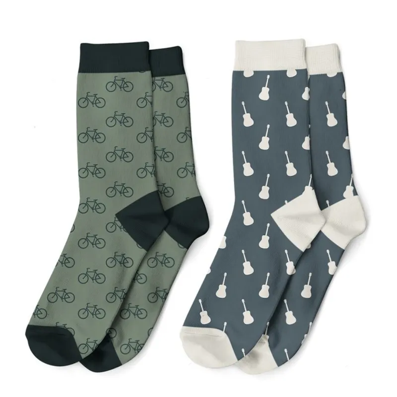 CALCETINES TALLA ÚNICA 42-47 - GUITARRAS Y BICICLETAS