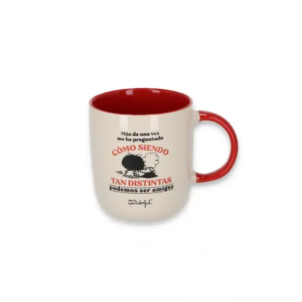 TAZA MAFALDA - COMO SIENDO TAN DISTINTAS... 
