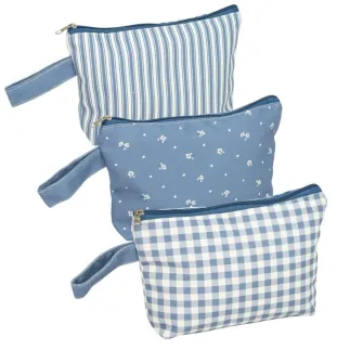 Neceser Bridget Azul 27 cm | 3 Estampados