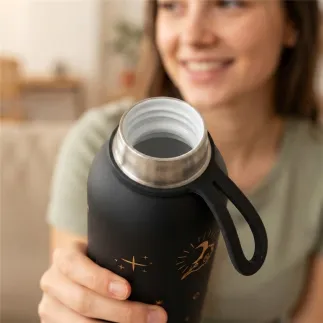 Botella Térmica Draconis Negra 500 ml | Lovely Story
