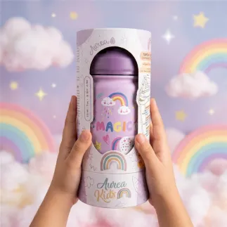 Botella Térmica Infantil Magic Lila 330 ml | Lovely Story