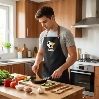 Delantal Kitchen Champion Negro | Fútbol – Lovely Story