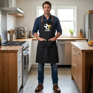 Delantal Kitchen Champion Negro | Fútbol – Lovely Story