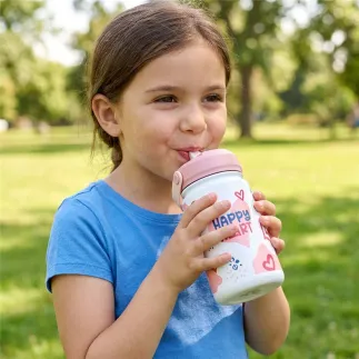 Botella Térmica Infantil Happy Heart 330 ml | Aurea Kids