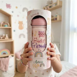 Botella Térmica Infantil Cute Friends 330 ml | Aurea Kids