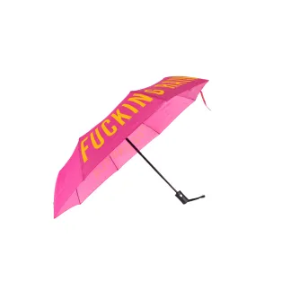 PARAGUAS PLEGABLE FUCKING RAIN - ROSA 