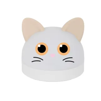 LÁMPARA QUITAMIEDOS Y DESPERTADOR - GATO 