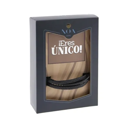 PULSERA DE CUERO -  ERES ÚNICO 