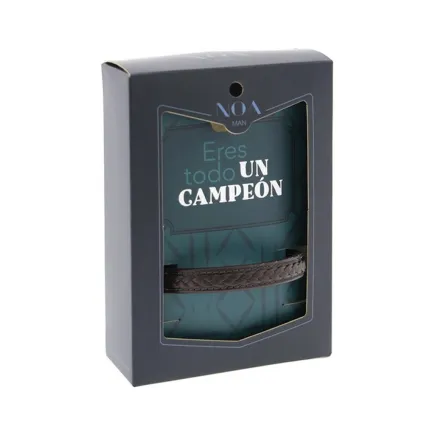 PULSERA DE CUERO -  ERES TODO UN CAMPEÓN 