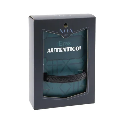 PULSERA DE CUERO -  ERES AUTÉNTICO 