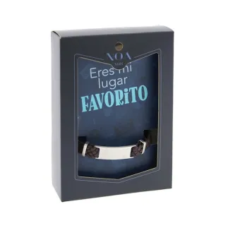 PULSERA DE CUERO - ERES MI LUGAR FAVORITO 
