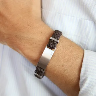 PULSERA DE CUERO - ERES MI LUGAR FAVORITO 