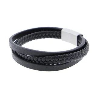 PULSERA DE CUERO - CONTIGO, TODO Y SIEMPRE 