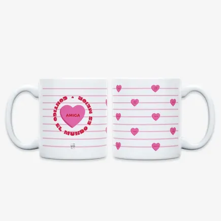 TAZA - CONTIGO EL MUNDO ES MEJOR AMIGA 