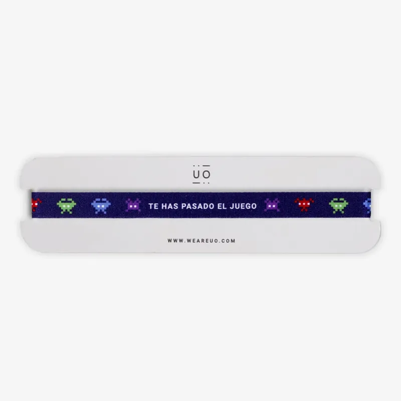 PULSERA DE TELA - TE HAS PASADO EL JUEGO PULSERA DE TELA - TE HAS PASADO EL JUEGO