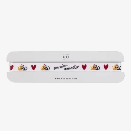 PULSERA DE TELA - ERES MIAU AMORCITO 