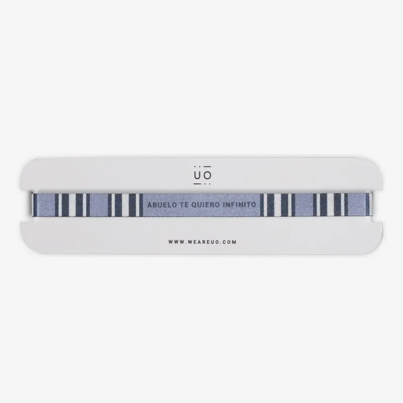 PULSERA DE TELA - ABUELO TE QUIERO INFINITO PULSERA DE TELA - ABUELO TE QUIERO INFINITO
