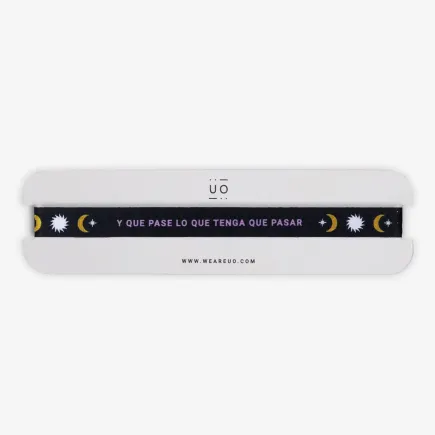 PULSERA DE TELA - Y QUE PASE LO QUE TENGA QUE PASAR 