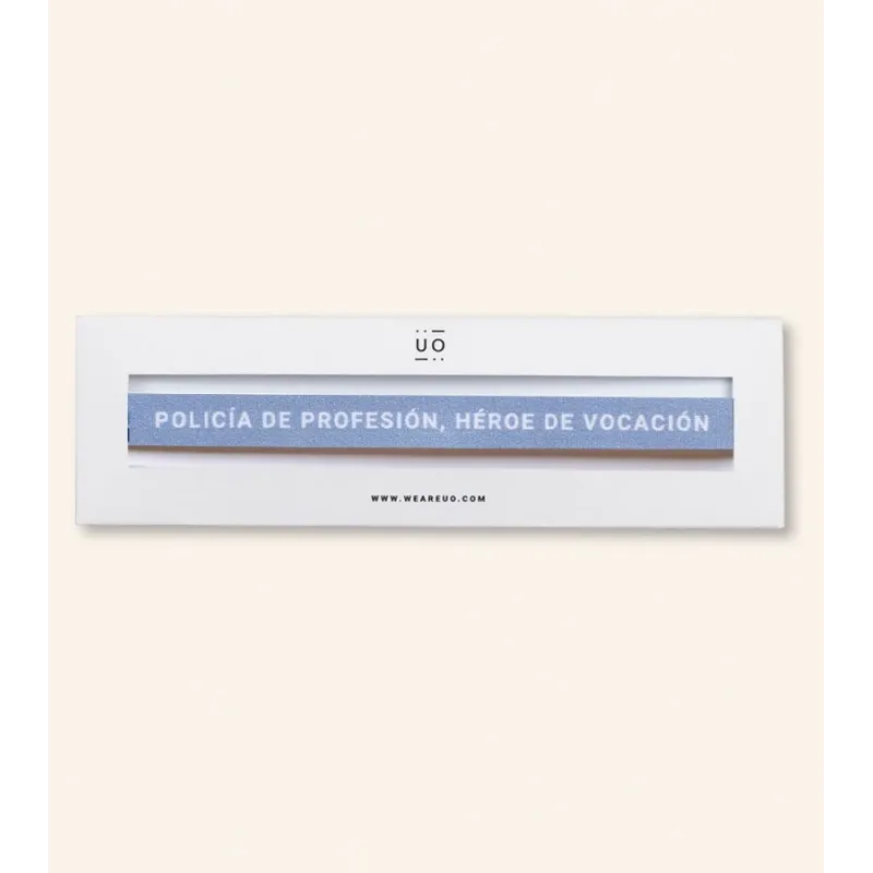 PULSERA DE TELA - POLICIA DE PROFESIÓN PULSERA DE TELA - POLICIA DE PROFESIÓN