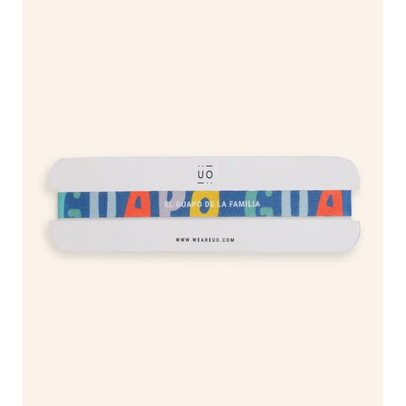 PULSERA DE TELA - EL GUAPO DE LA FAMILIA 