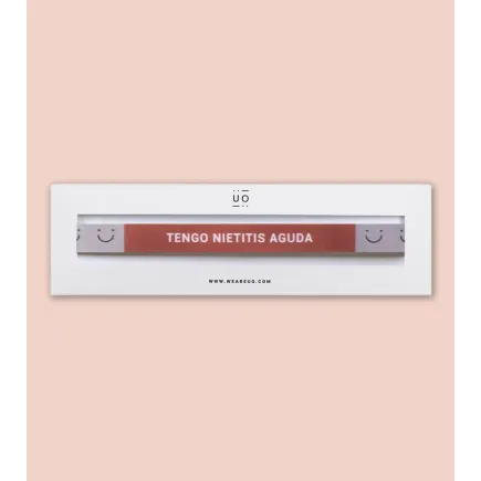 PULSERA DE TELA - TENGO NIETITIS AGUDA  