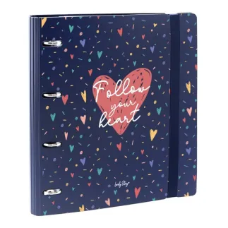 CARPETA A4 APERTURA 360 - FOLLOW YOUR HEART 