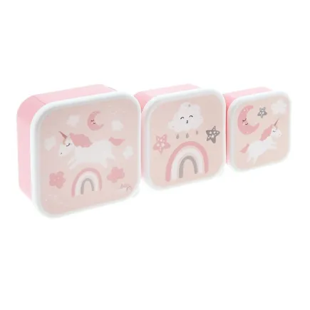 SET DE 3 CAJAS DE ALMUERZO - FANTASY 