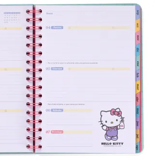 AGENDA SEMANAL A5 2025-26 - HELLO KITTY 