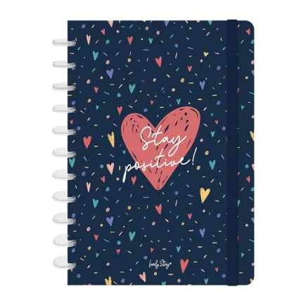 CUADERNO A4 SMART - STAY POSITIVE 