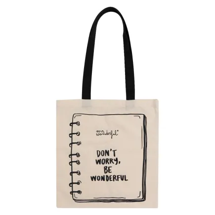 TOTEBAG - DON´T WORRY BE WONDERFUL 
