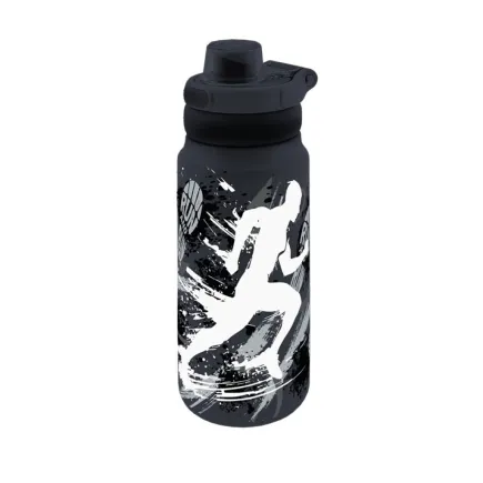 BOTELLA TÉRMICA SPORT 750ML - RUNNING BLACK 