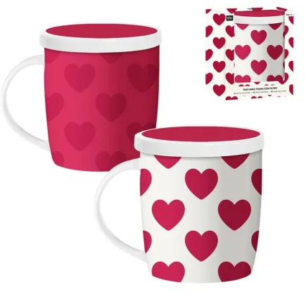 TISANA CON FILTRO - CORAZONES 