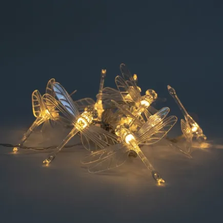 GUIRNALDA DE LUCES LED - LIBÉLULAS 