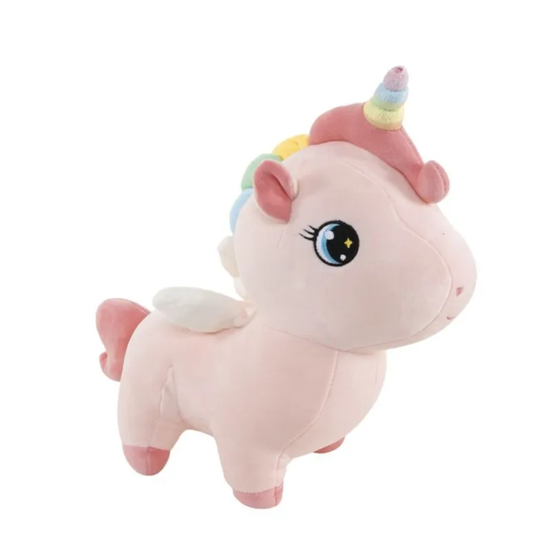 PELUCHE UNICORNIO DE PIE 30CM  