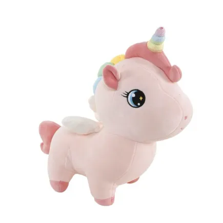PELUCHE UNICORNIO DE PIE 30CM  
