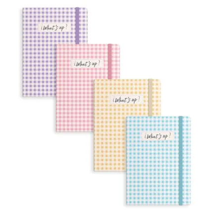 CUADERNO A5 - CUADRITOS PASTEL 