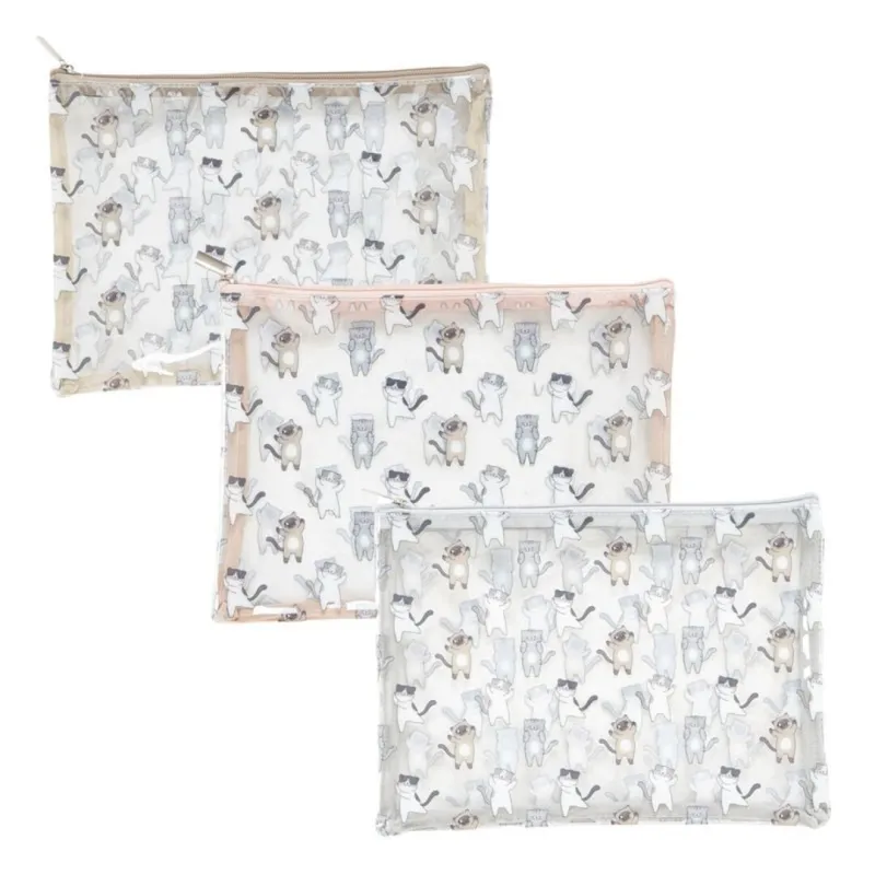 NECESER PLANO TRANSPARENTE - GATOS 